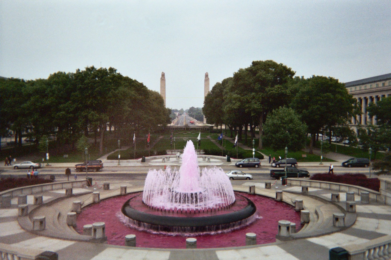 The Fountain and Bridge at the Capitol
