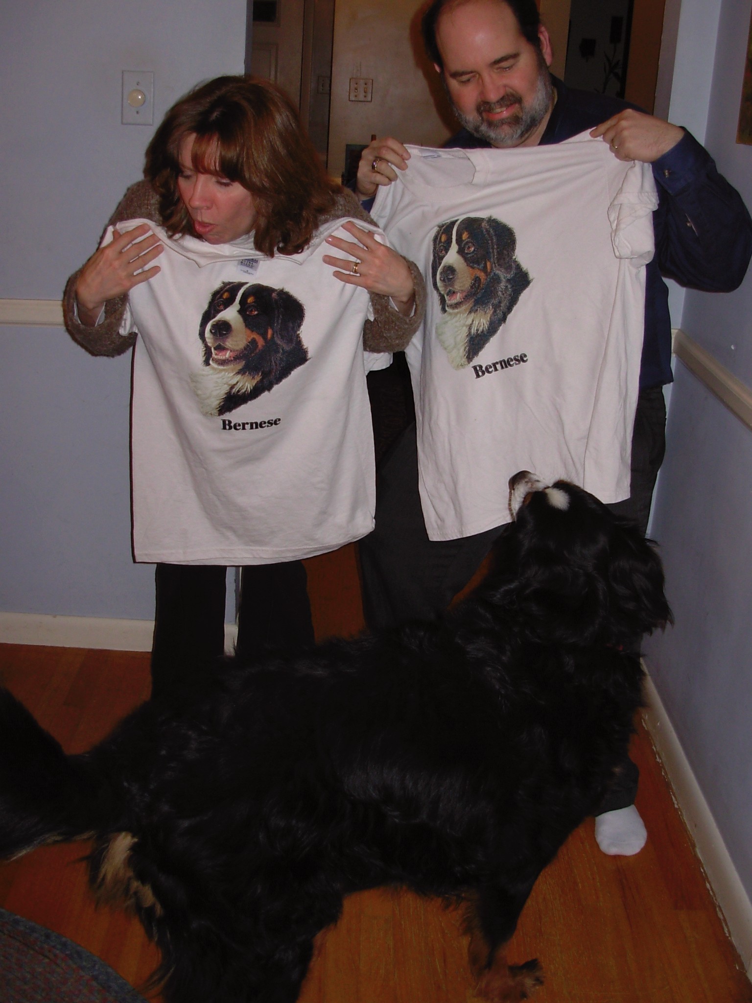Saww's Critter Connection made us shirts of our puppy...
