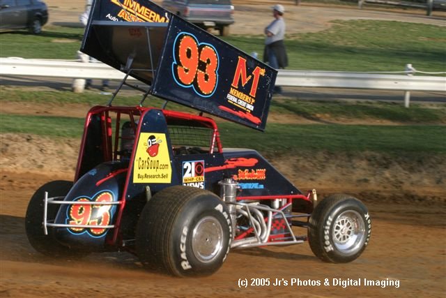 Scott Snyere going ito turn one
The Walt Bigler owned Super Sportsman at the Springs
