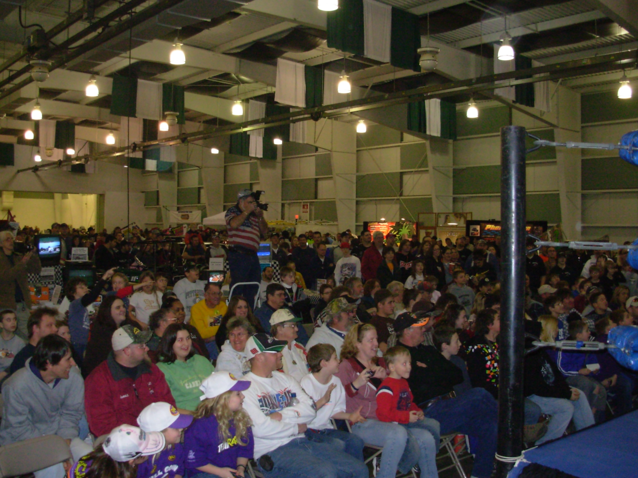 Standing room only for PWE Wrestling
