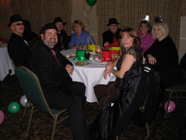 The Jazz Me table on New Year's Eve 2006-7
