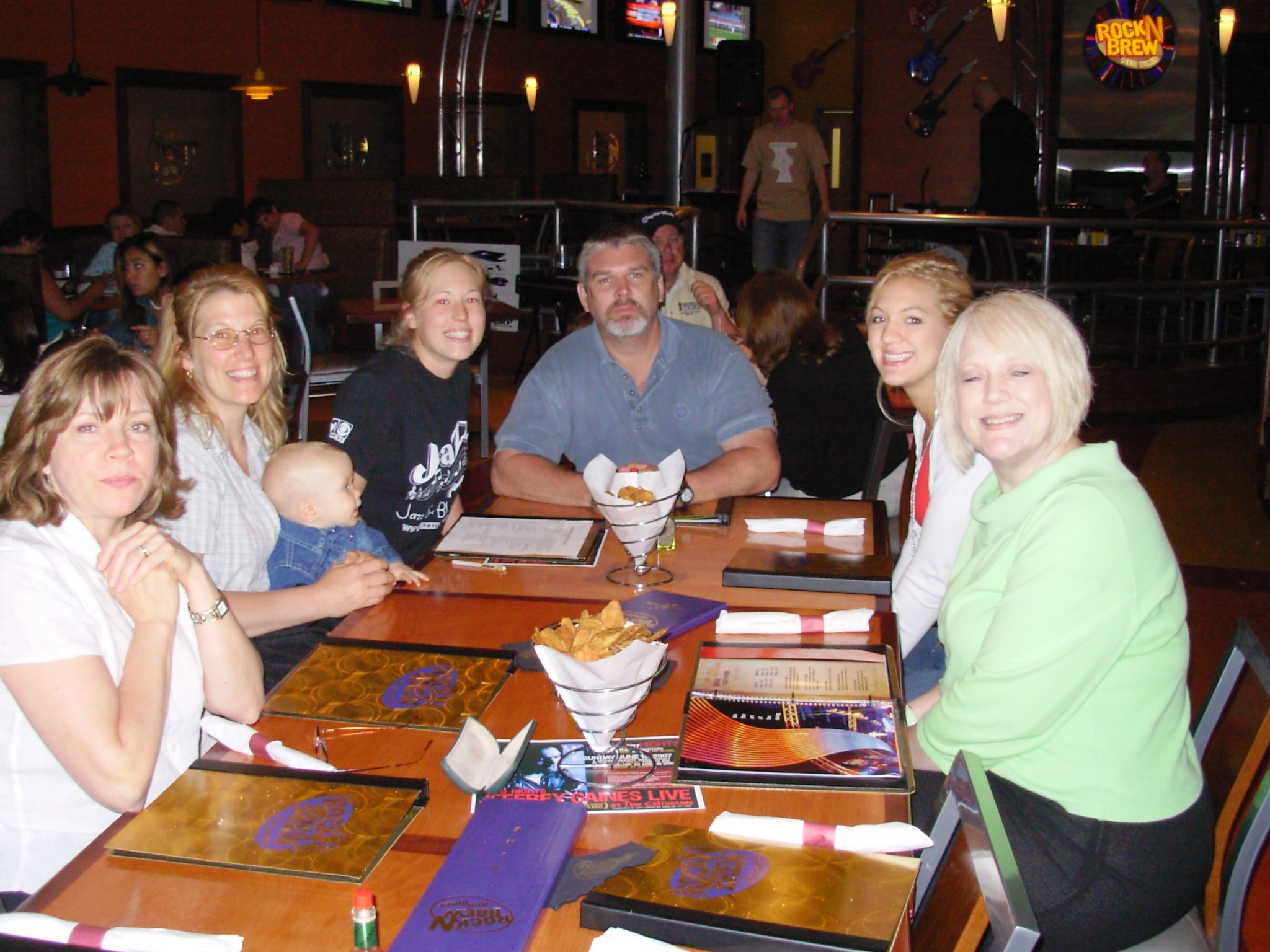 Well wishers & family at the Coliseum Rock-N-Brew
