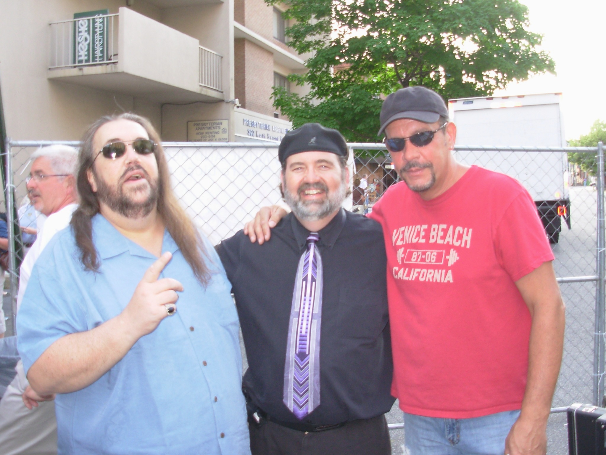 Thre Wise Guy with classmates Stan & Charlie of the Middleton Brothers Band

