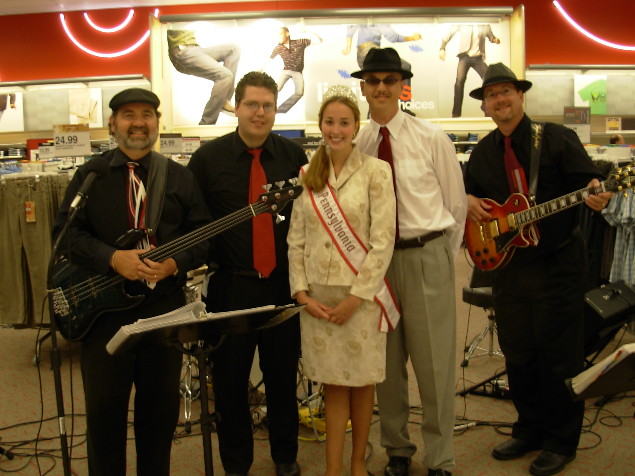 The Jazz Me Band meets Miss Pennsylvania
