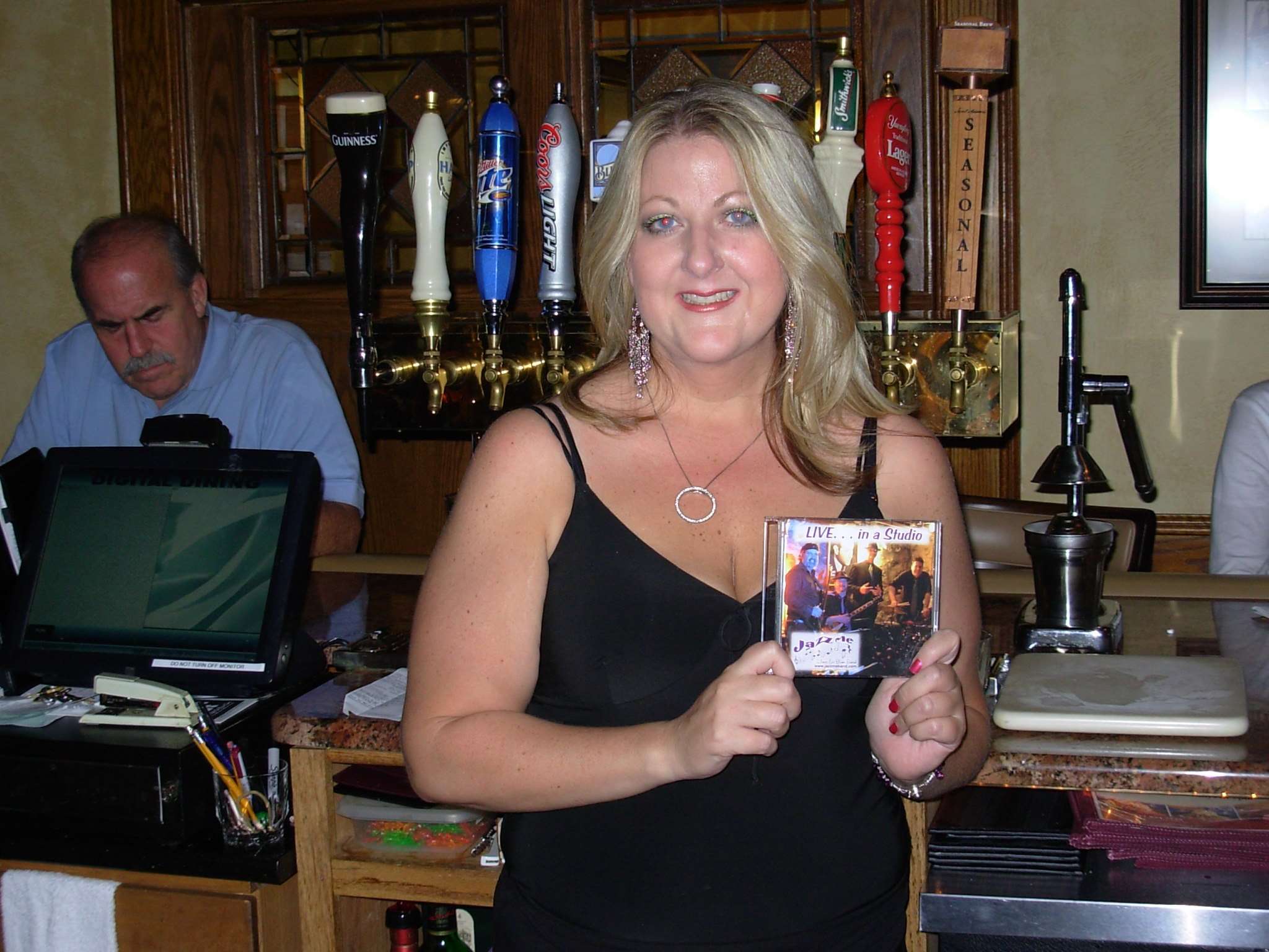 CD winner at the Roosevelt Tavern..Melissa ...one of the wonderful ladies from behind the bar at the Roosevelt
