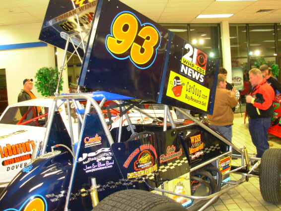 the #93 sporting a number of sponsors...
