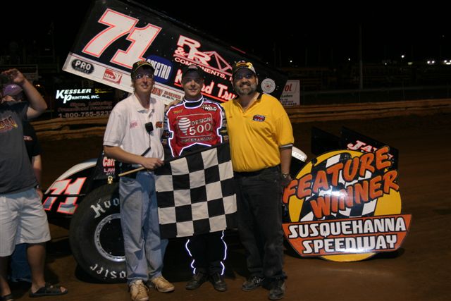 Victory lane with Brian Leppo
