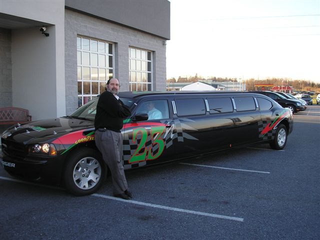 the Nascar Stretch Limo was a big hit!
