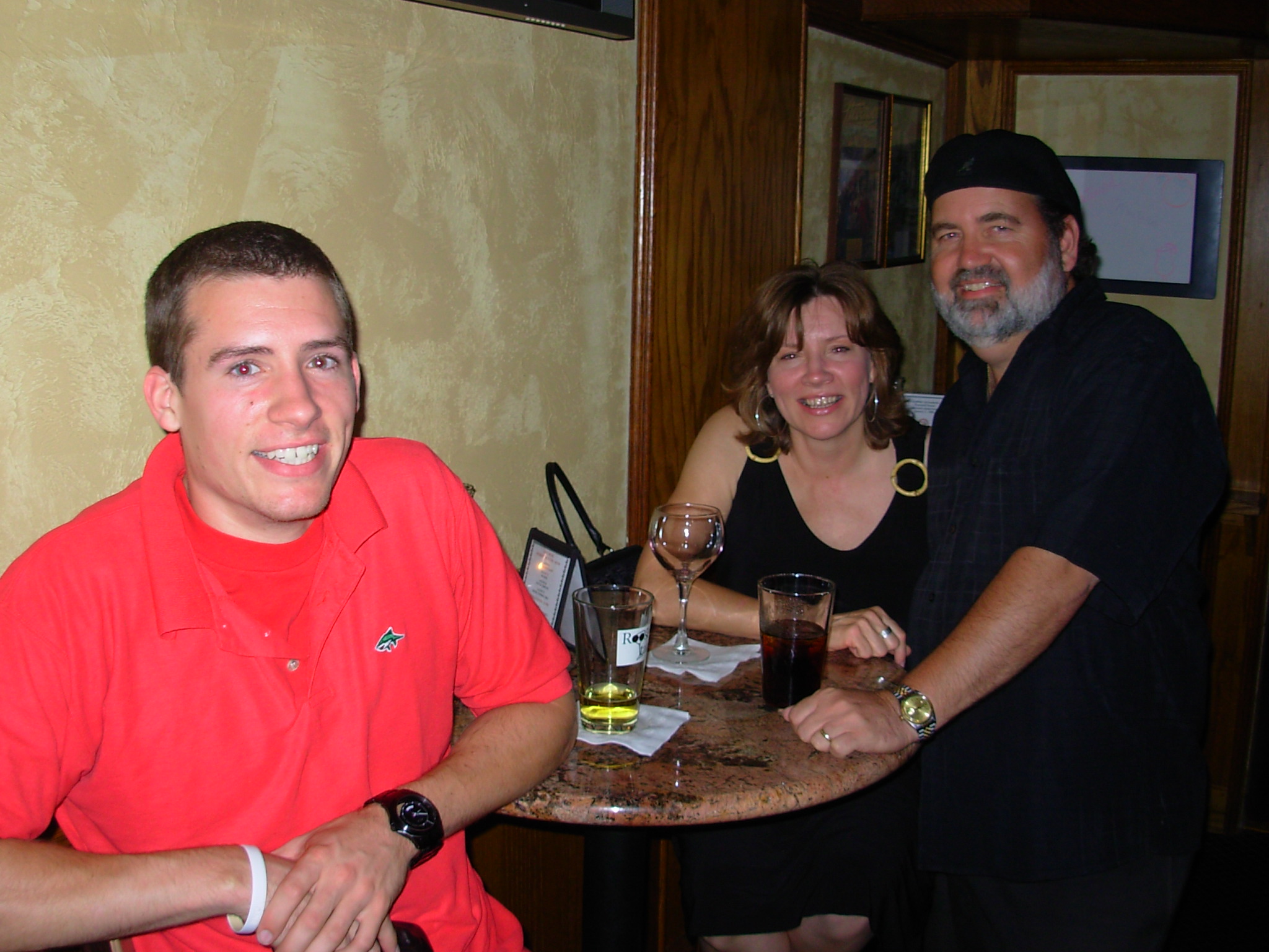 Landon, Pam & Kirk Wise celebrate the Wise Guy's birthday at the Roosevelt
