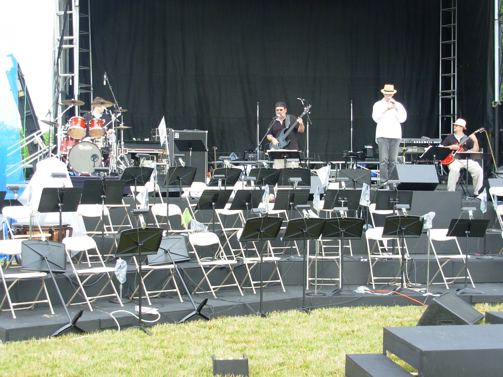 Huge stage area at CLA in Camp Hill
