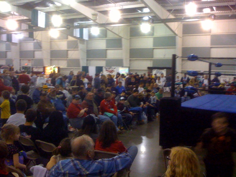Wrestling crowd
