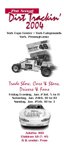 Show Brochure for Dirt Trackin'  2004
