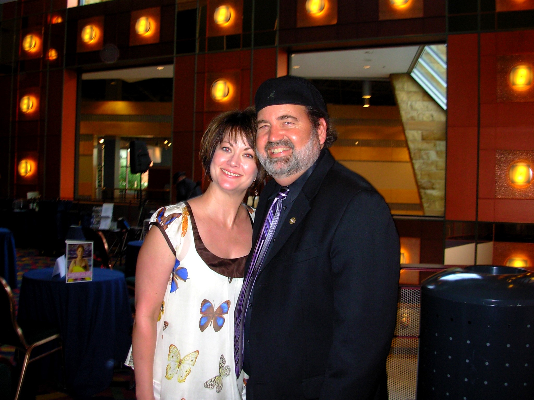 Arthritis Foundation Event Promotor Bernadette Hill with the Wise Guy
