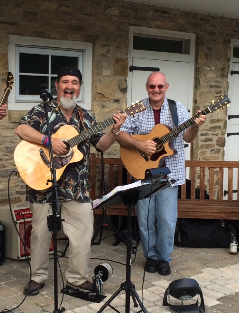 Kirk and Dave Campbell at Spring Gate Winery
