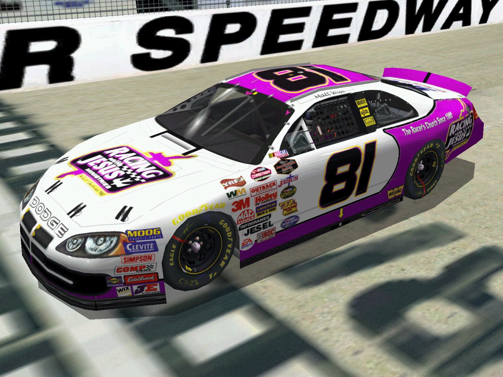 The Racing with Jesus Ministries B.G.N. Car
