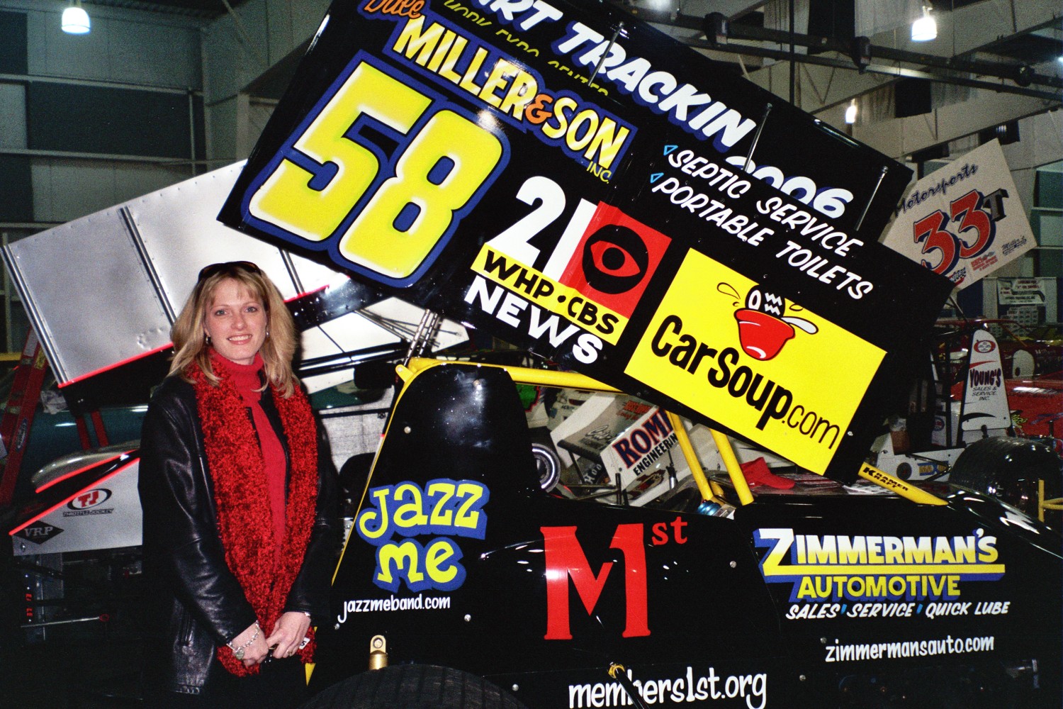 Paul Miller's #58
Sponsored by Channel 21 WHP-TV, CarSoup.com, Zimmerman's Automotive, Members 1st F.C.U., Jazz Me Band and the Dirt Trackin Show - Wise Motorsport
