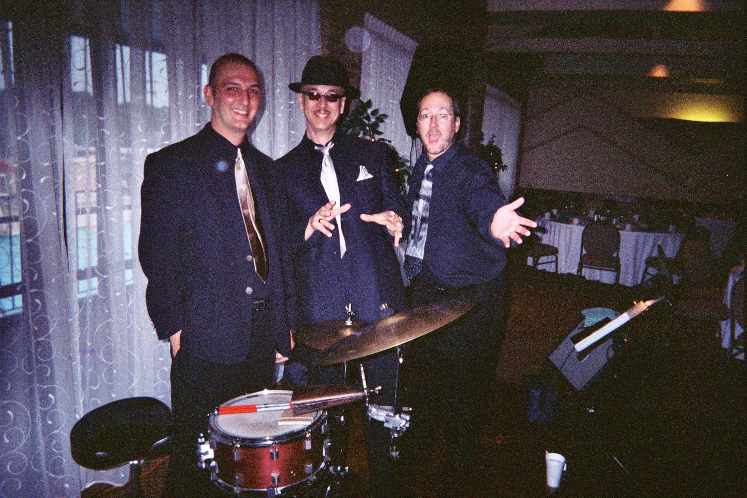 Group at Blue Ridge Country Club
Drummer Brock sits in with the guys in June at the country club...

