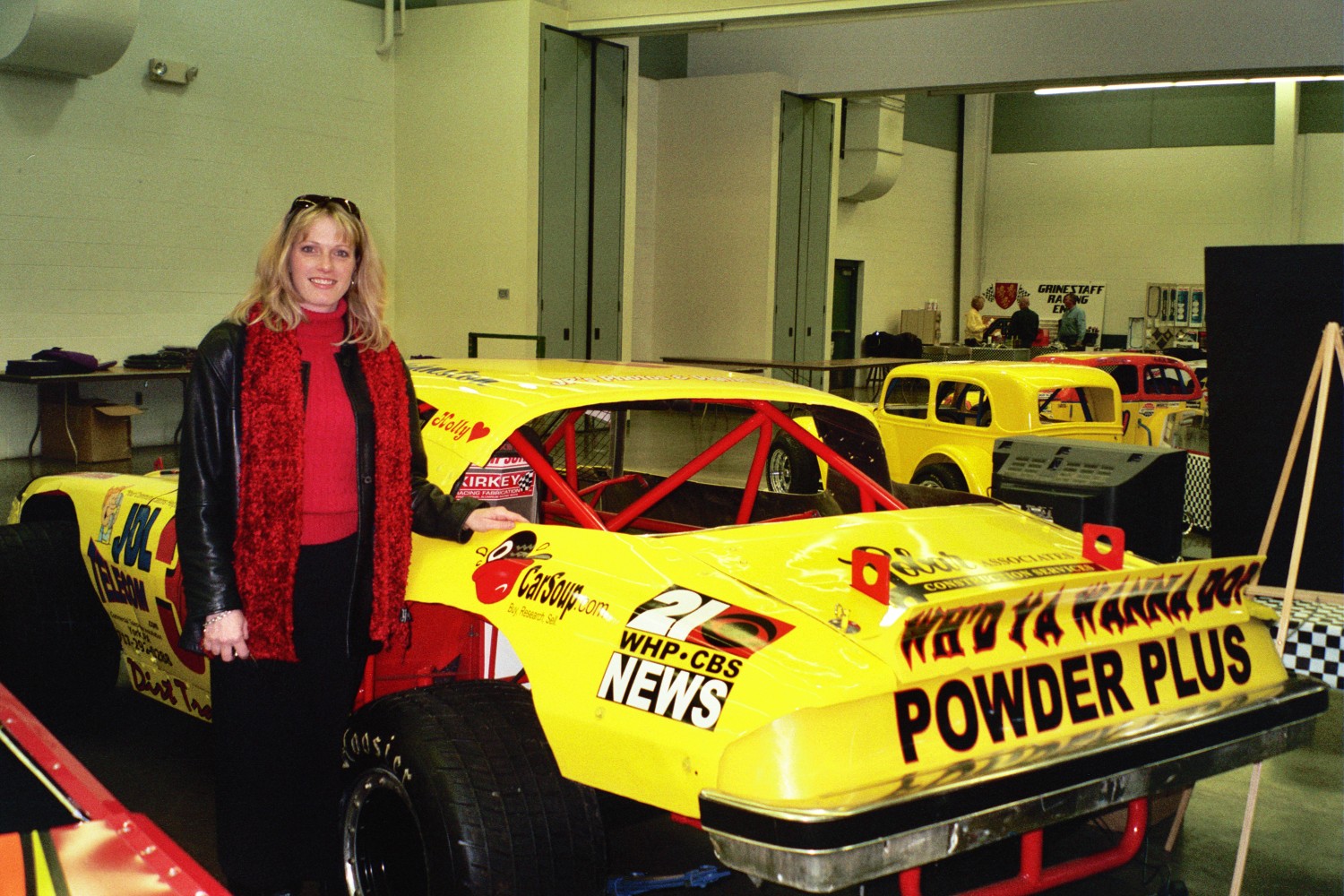 Channel 21 - CarSoup.com represented
Marian Stanislawsic is a big supporter of area racing.

