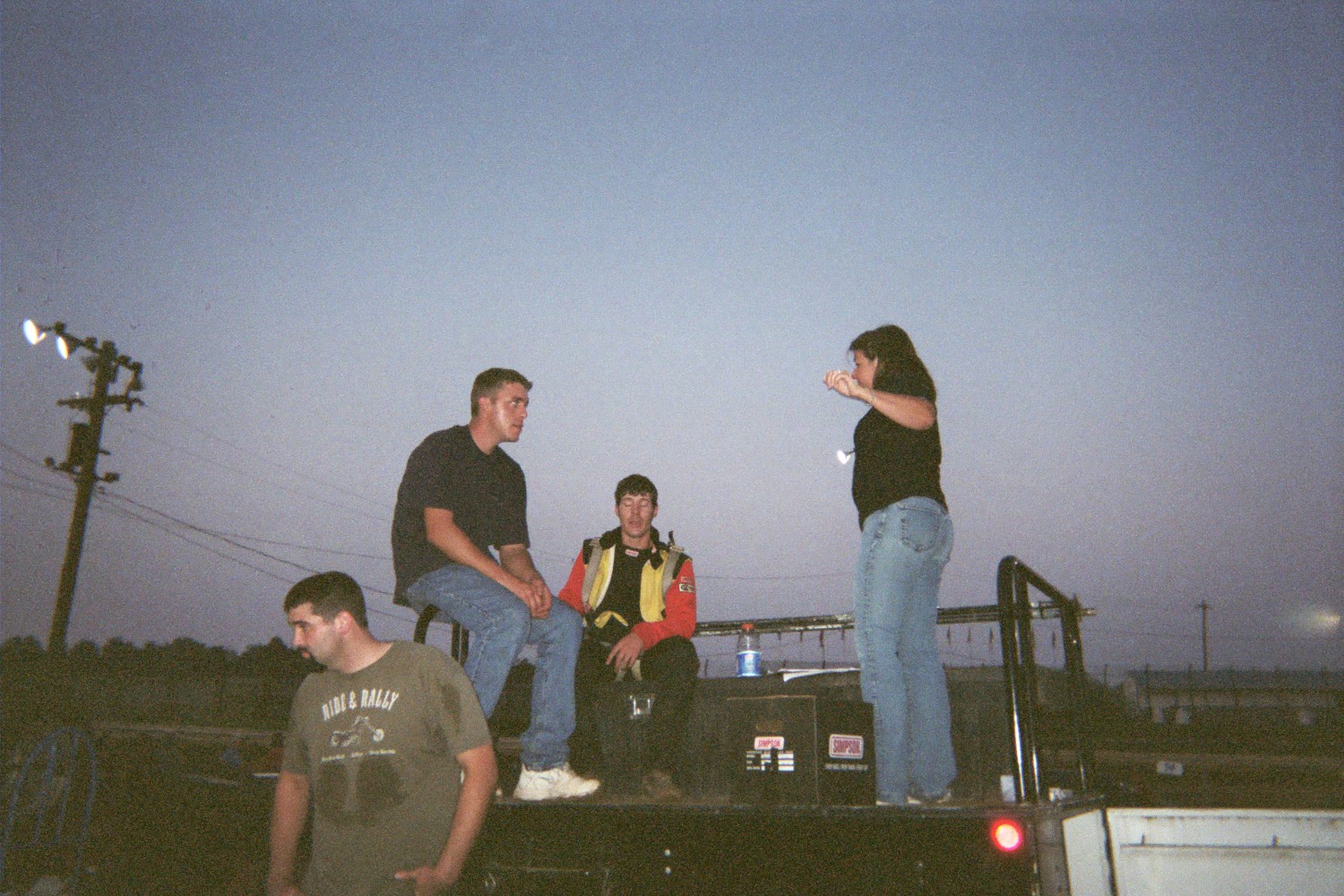 Miller Racing...
Mom Susan giving the boys some instructions at the Grove...
