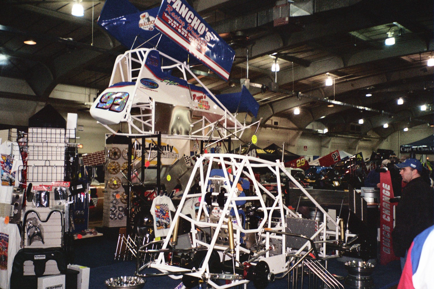 Top display at the show was Poncho's Parts
