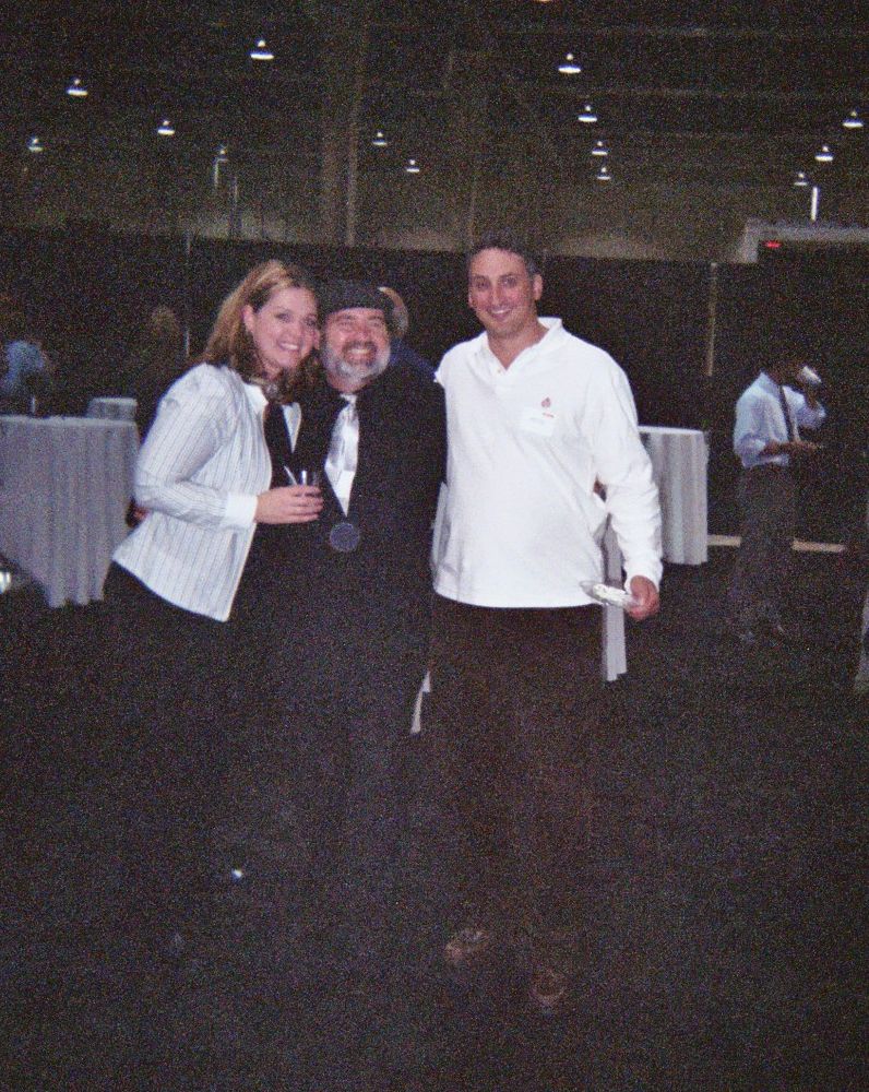 C&J Catering's Jaime & James with their favorite bass player...
and their son' Sunday School helper..the Wise Guy
