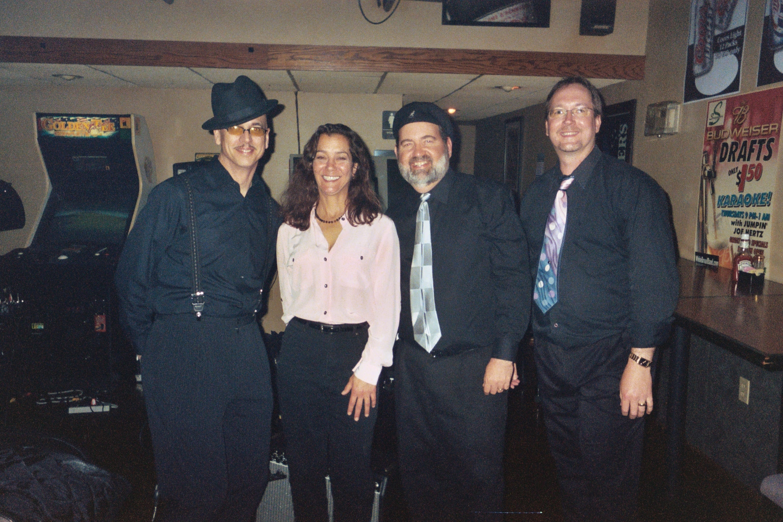 Birthday Girl at Snappers with the band
