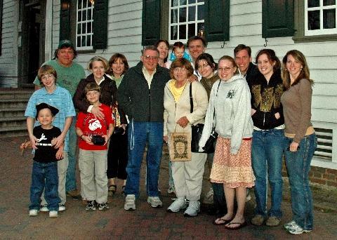 The Family in Williamsburg
Celebrating 50 years of marriage in the Moyer household....
