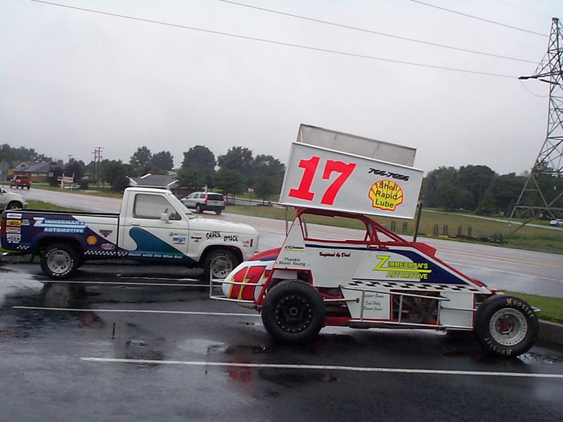 Denny Willey super sportsman
at a Zimmerman's Automotive race car show
