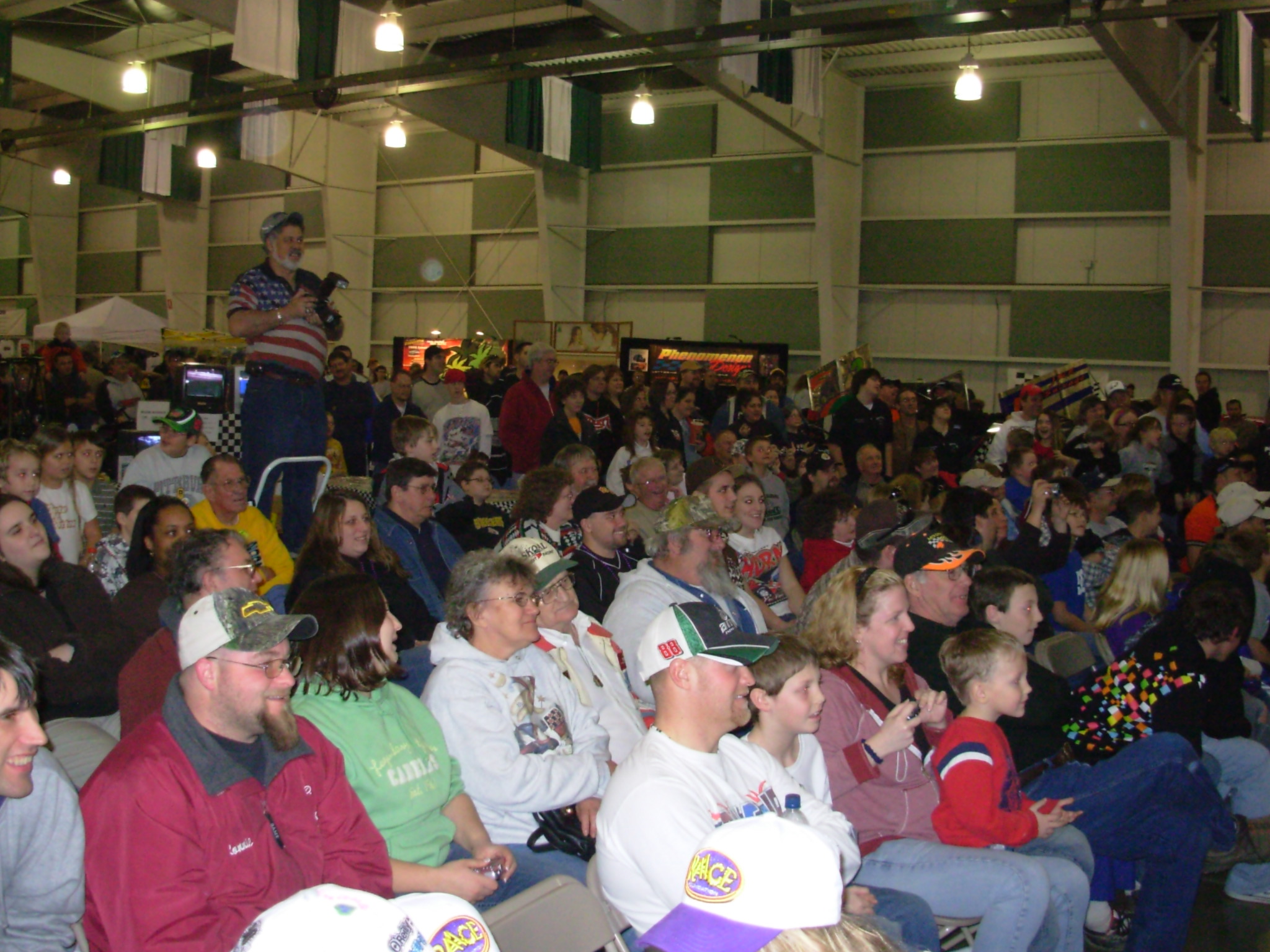 Huge crouds for PWE Wrestling at the Show
