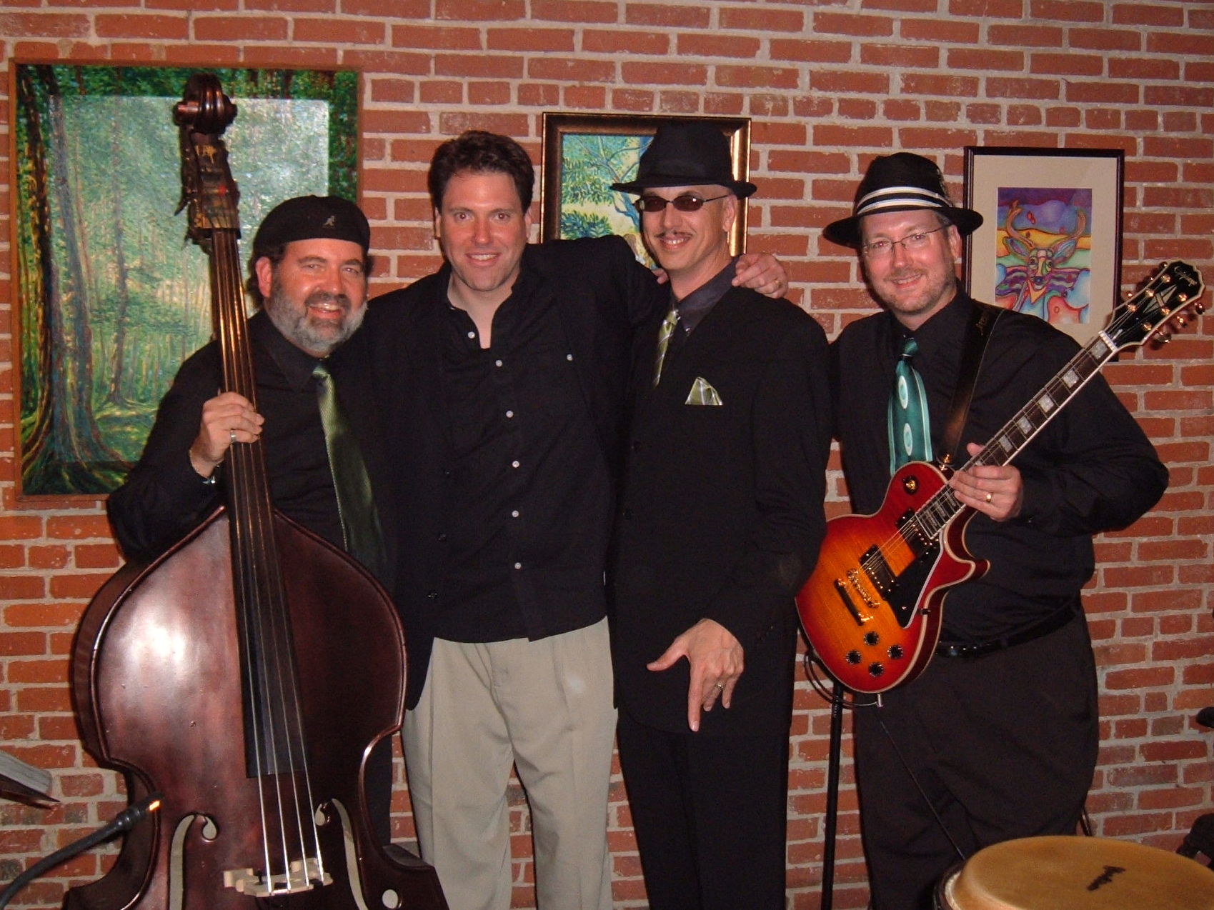 Jazz Me guys with Steve Knight from WHP CBS 21 Television
WHP TV-21 and CW-15 fall season kick off celebration held at Appalachian Brewing Company 
