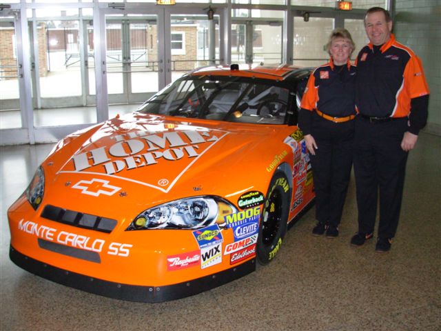 Juon & Kris Hafer of Joe Gibbs Racing
Tony Stewart's #20 was at the show Friday and Saturday...
