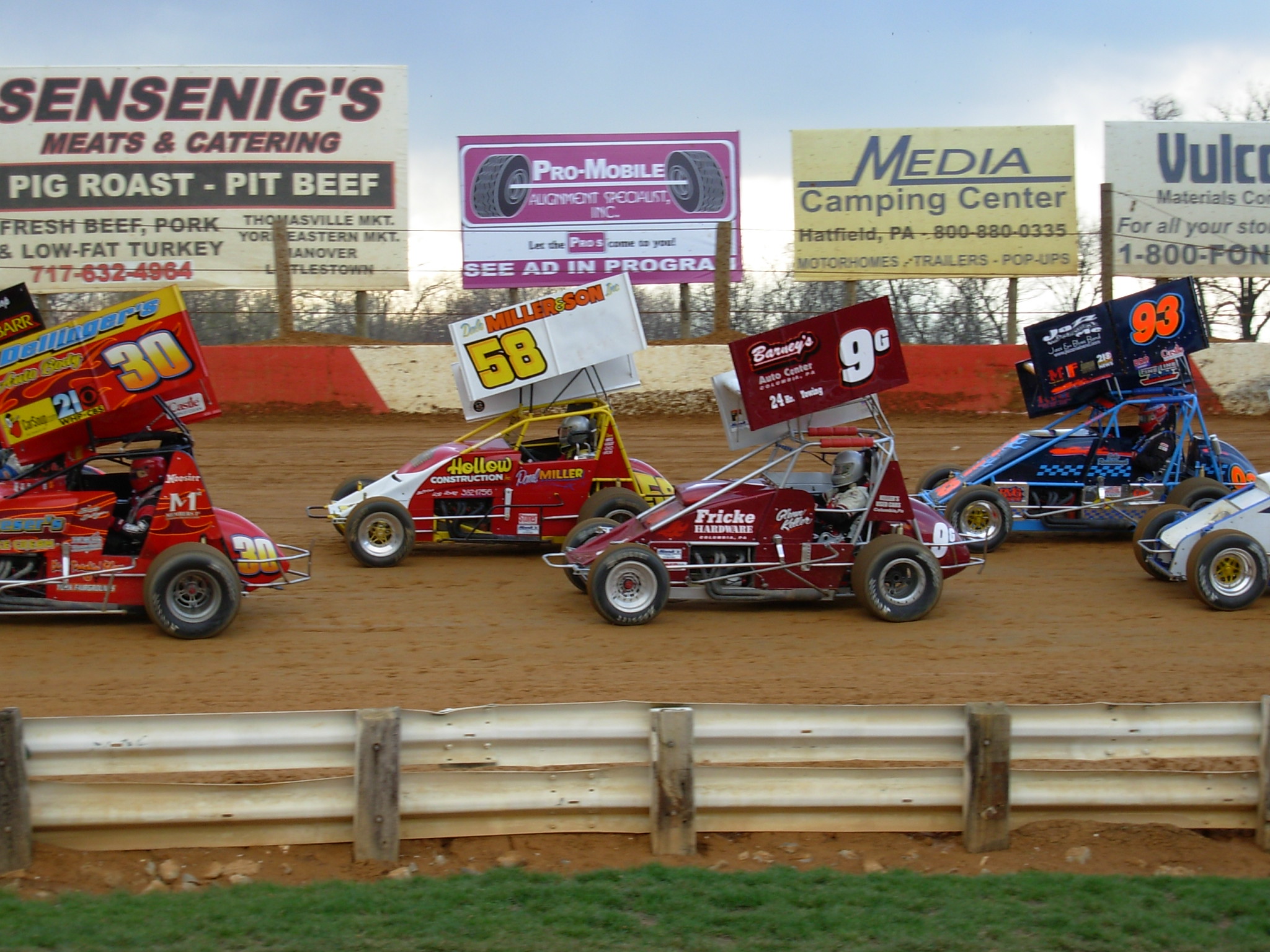 Super Sportman racing at Lincoln Speedway 4-2007
