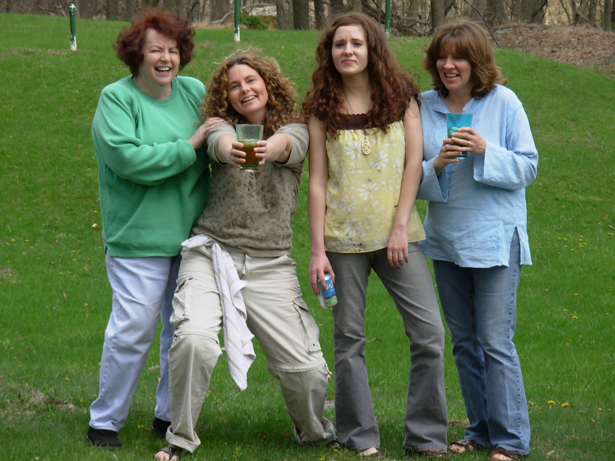 The crazy women in my life....
