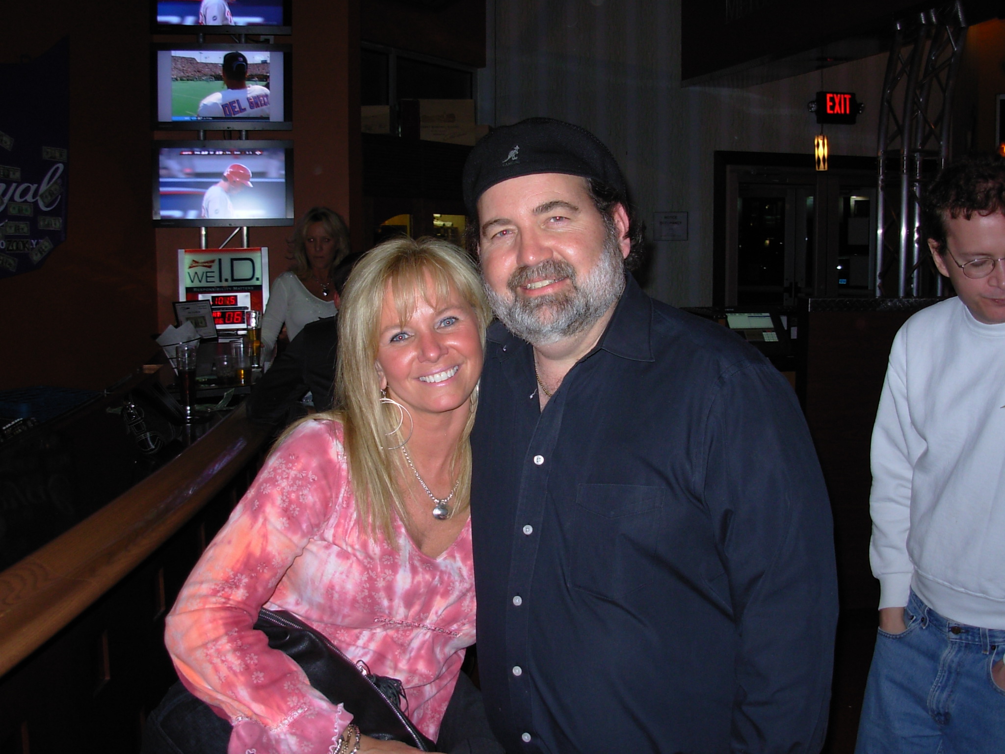 Neighbor Cheryl (Colleen) with the Wise Guy at the Coliseum
