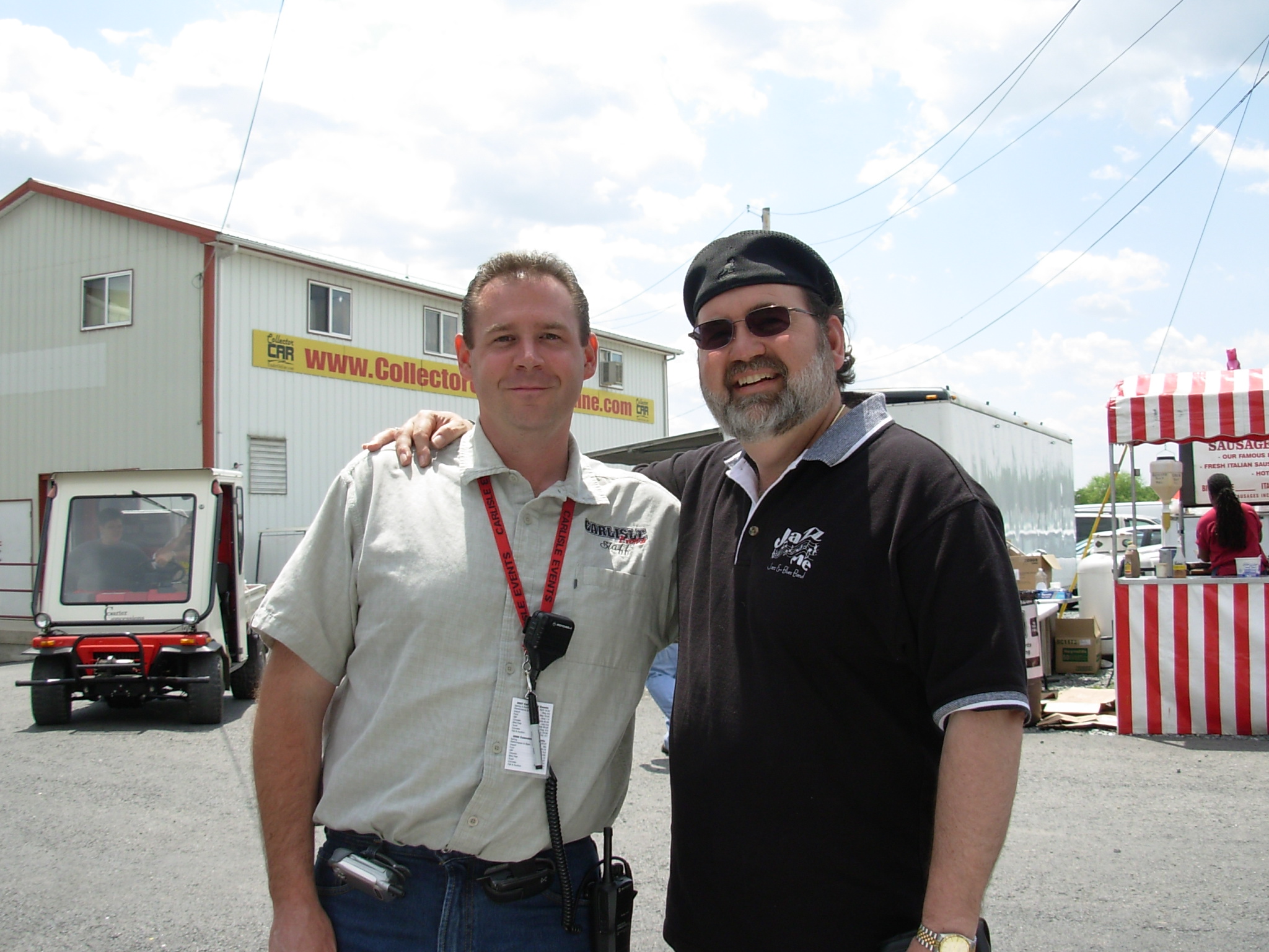 Ed Byzewski from Carlisle Events with the Wsie Guy
