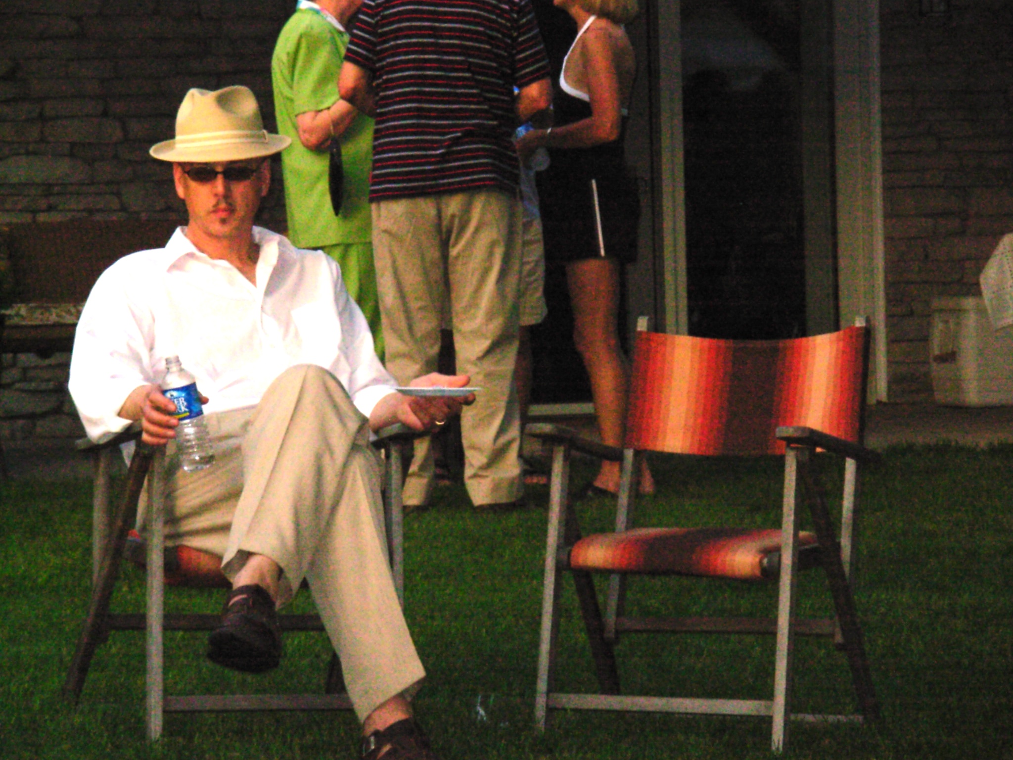 Mitch taking a well deserved breather....
