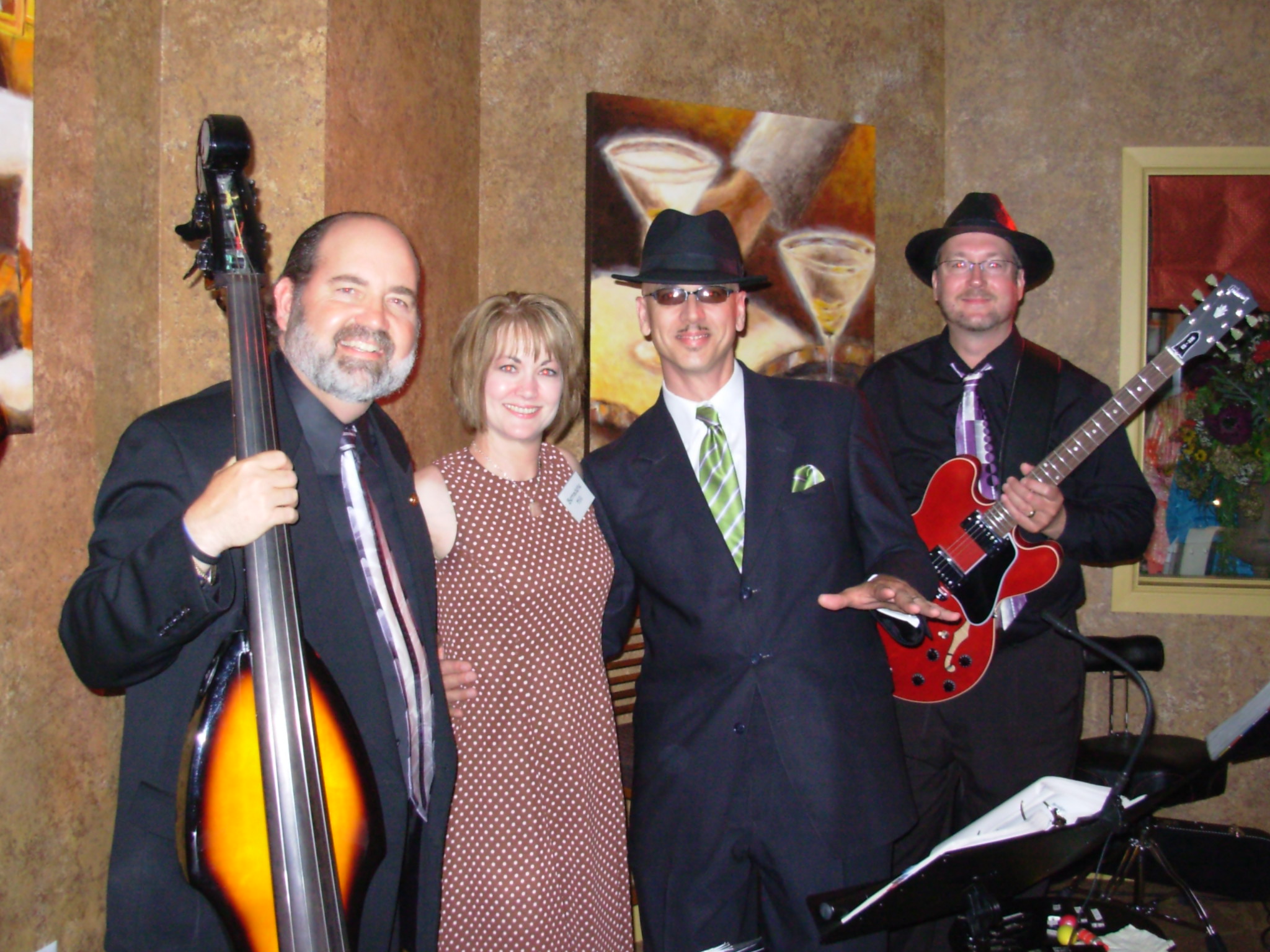 Bernadette Hill & the guys at the Arthritis Foundation Event June 2007
