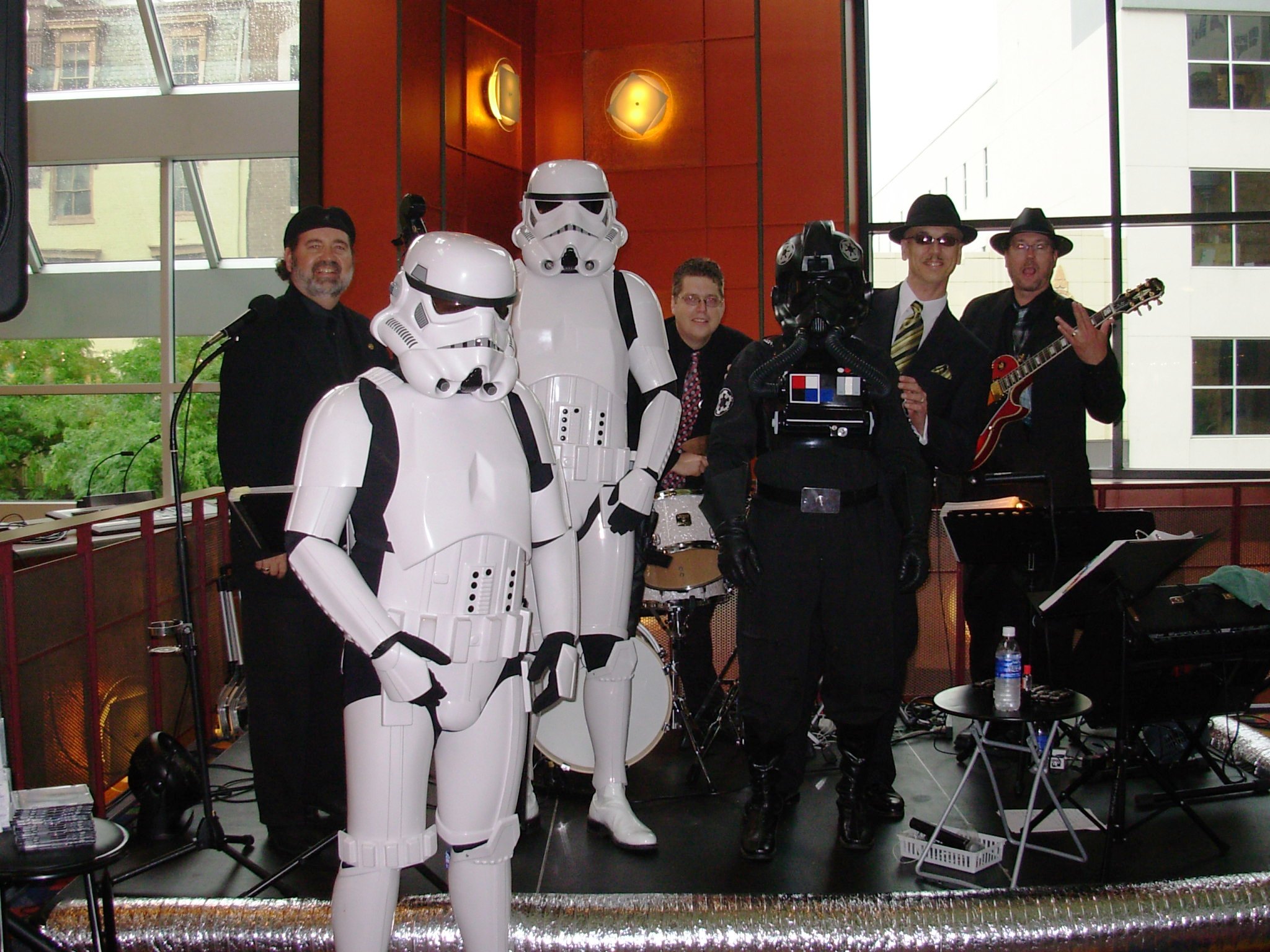 Hey ...who invited the storm troopers?!
