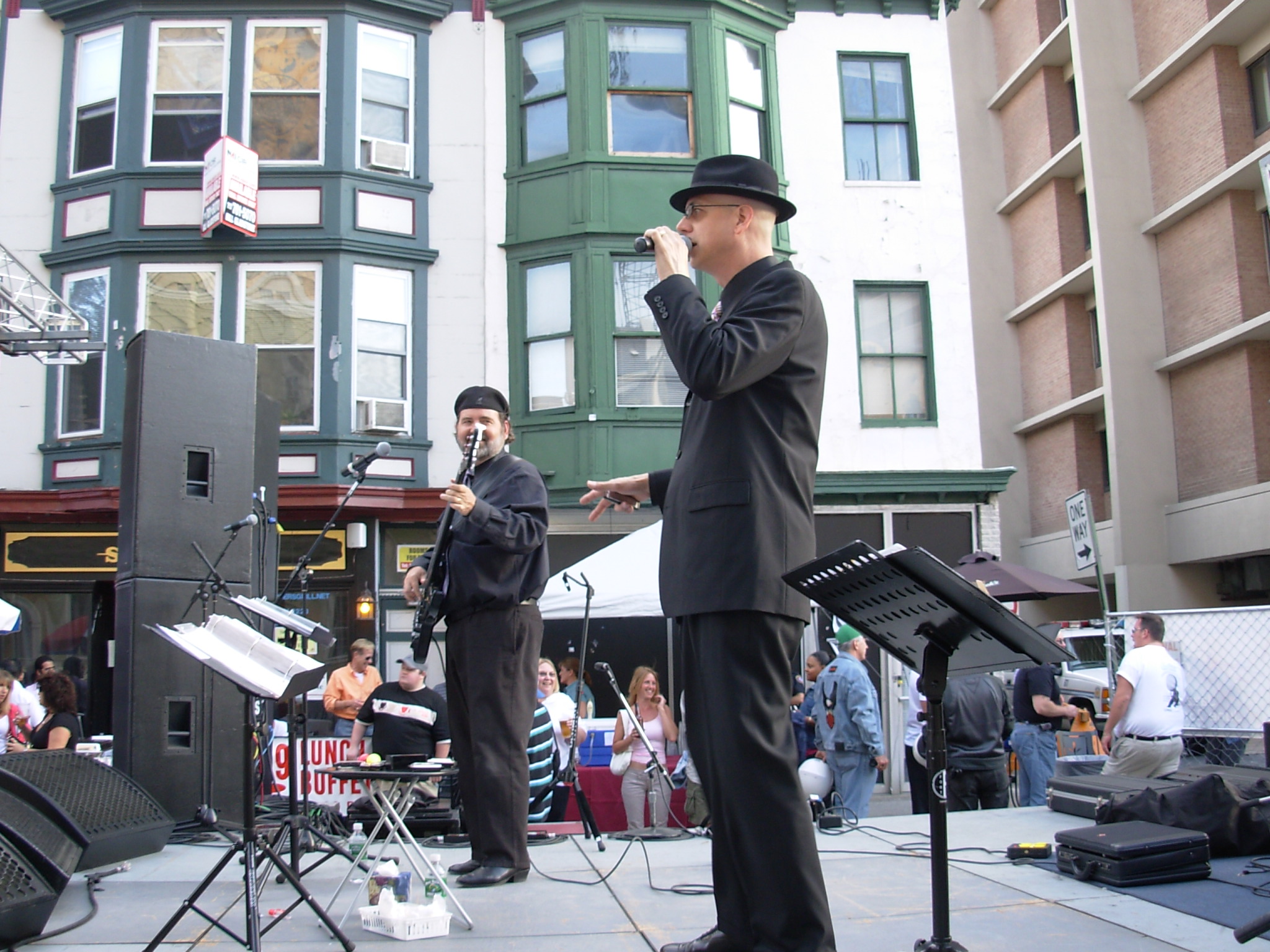 Mitch jammin' At the Jazz fest sponsored by Ceoltas on Second Street Harrisburg

