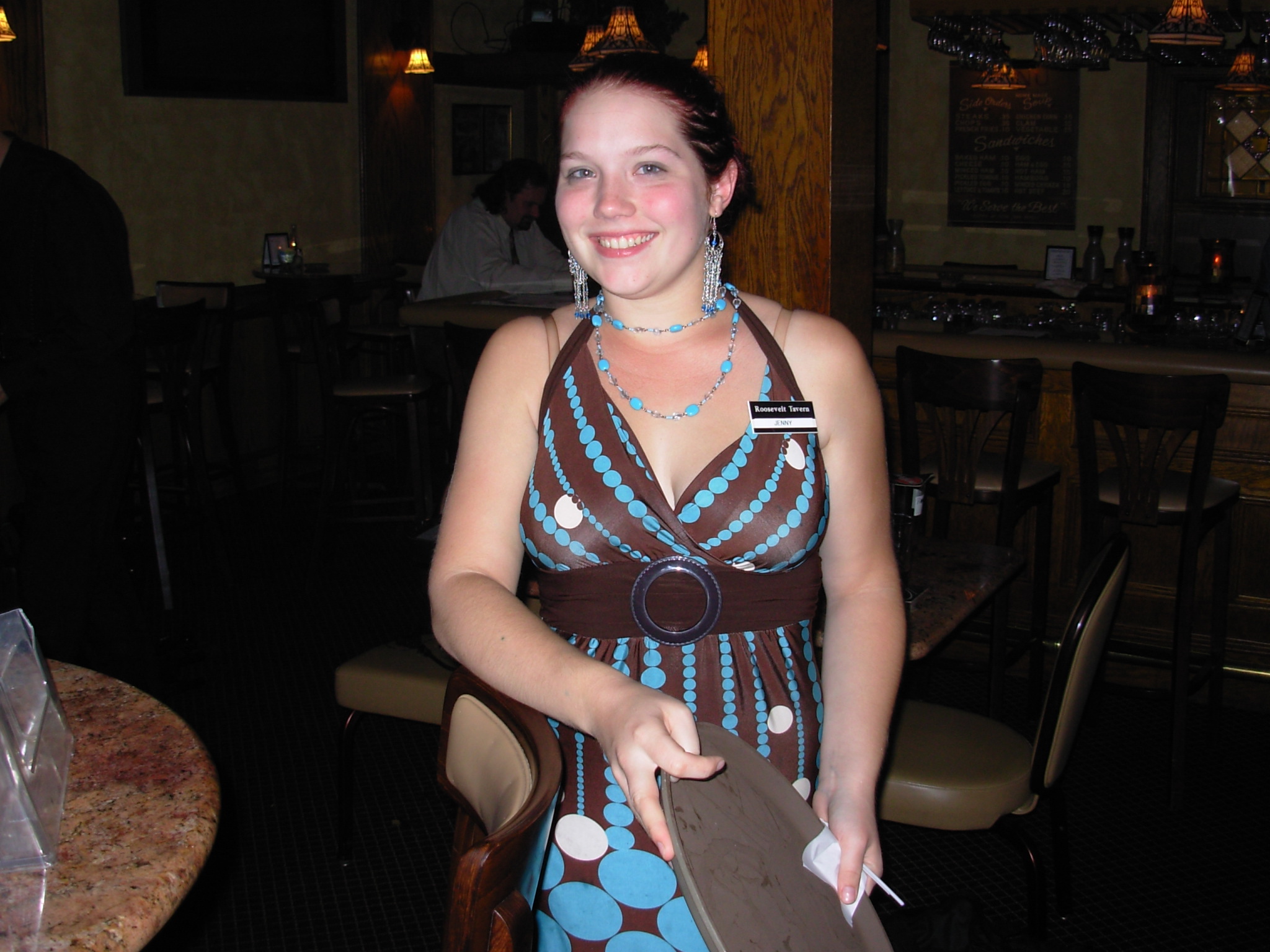 Jenny from the Roosevelt is a real cutey....and mixex a nice drink too!
