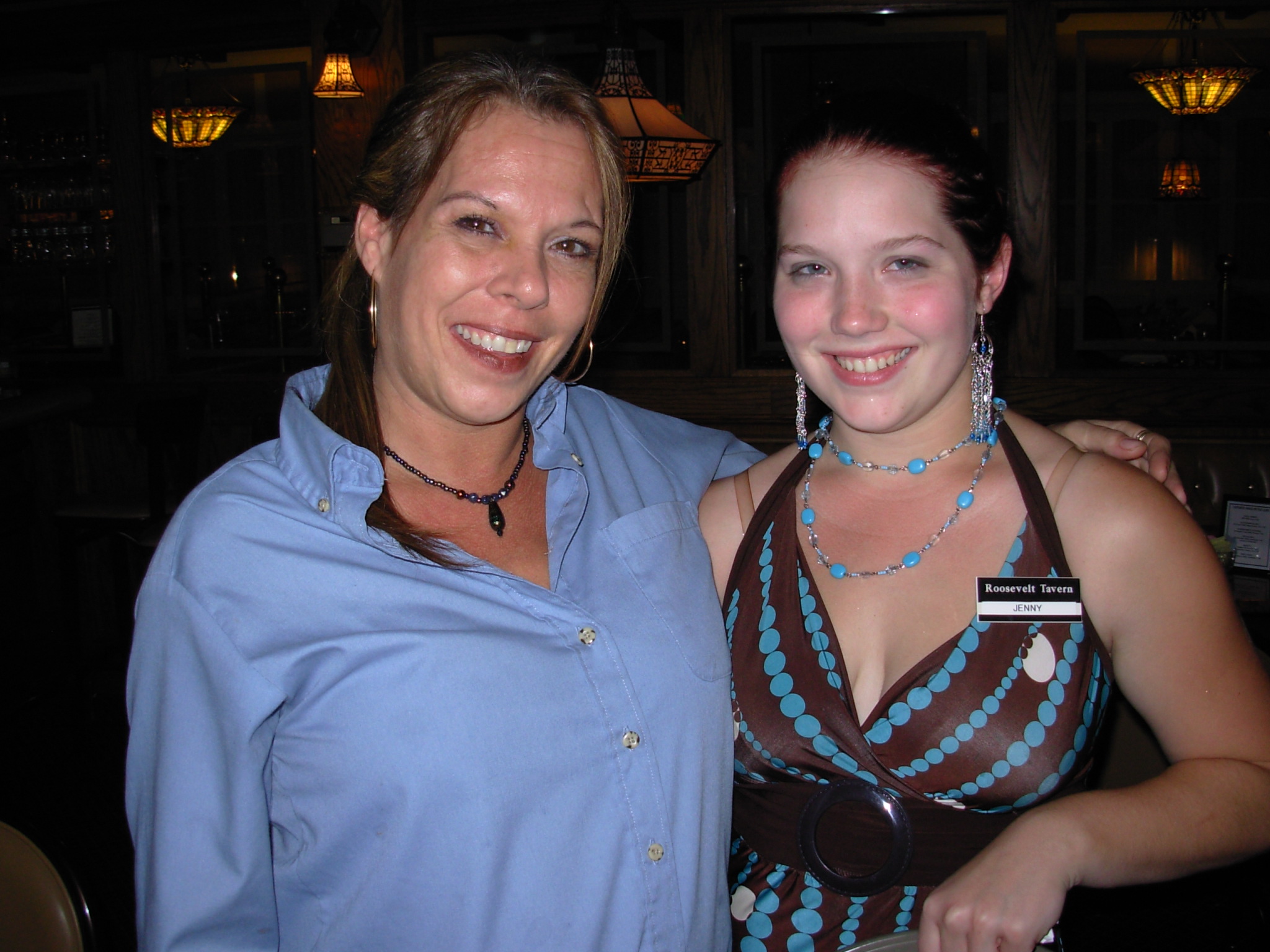 Mom & Daughter??? nah...it's Laurie & Jenny from the Roosevelt in York
