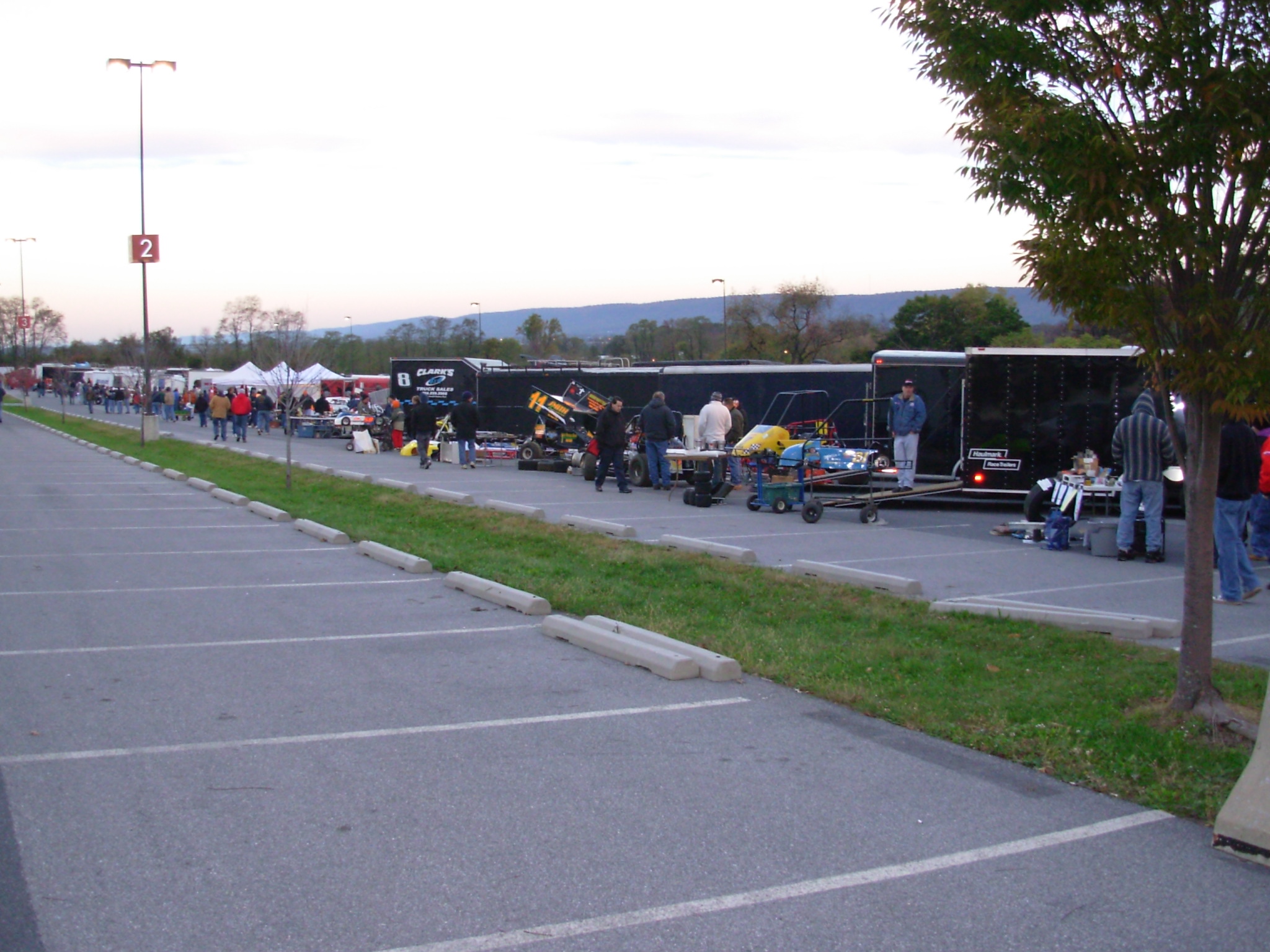 Upper lot at Harrrisburg Flea Market
