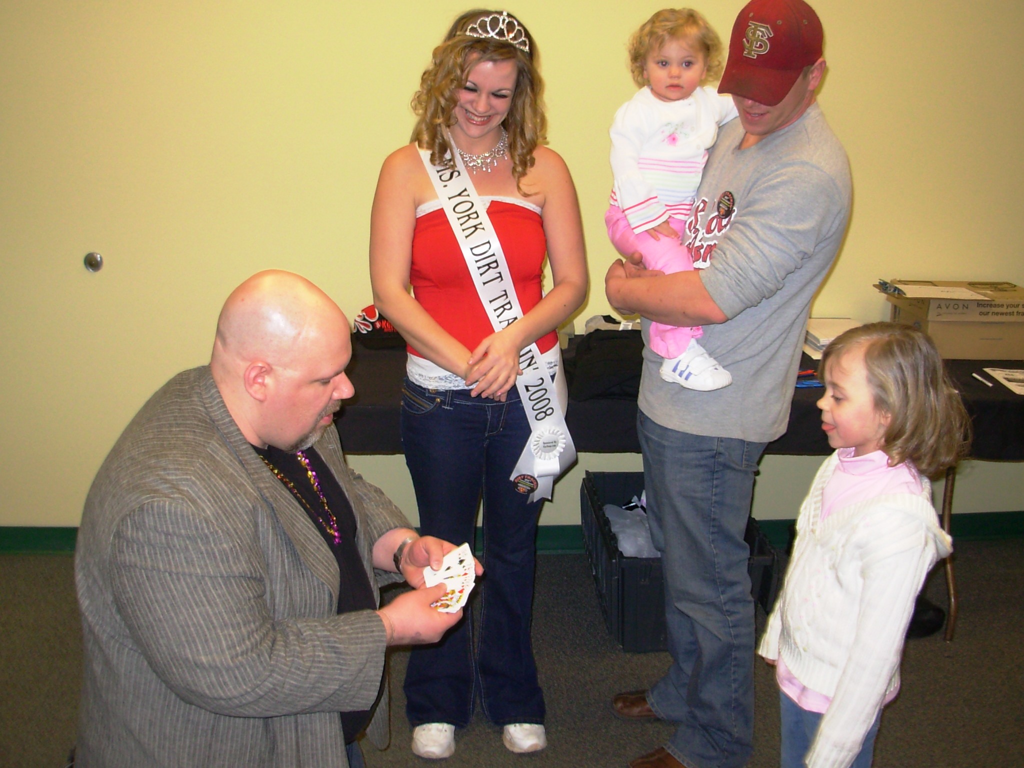 Pepka entertains young and old alike...
