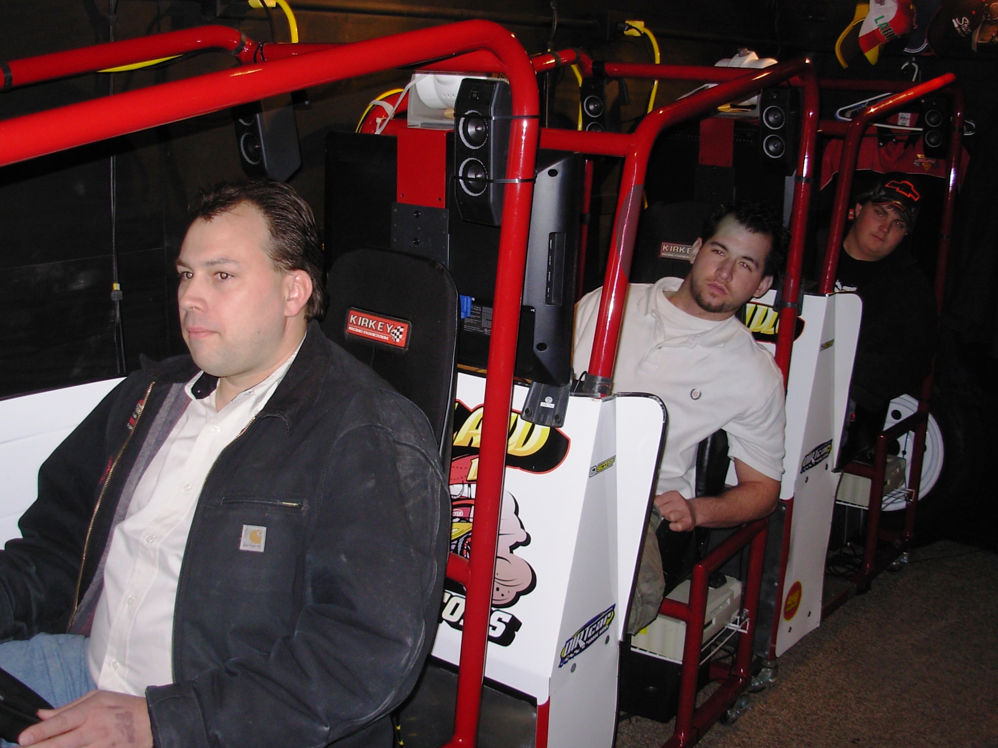 Jake the Snake Raudabaugh gets ready for some Simulation Racing
