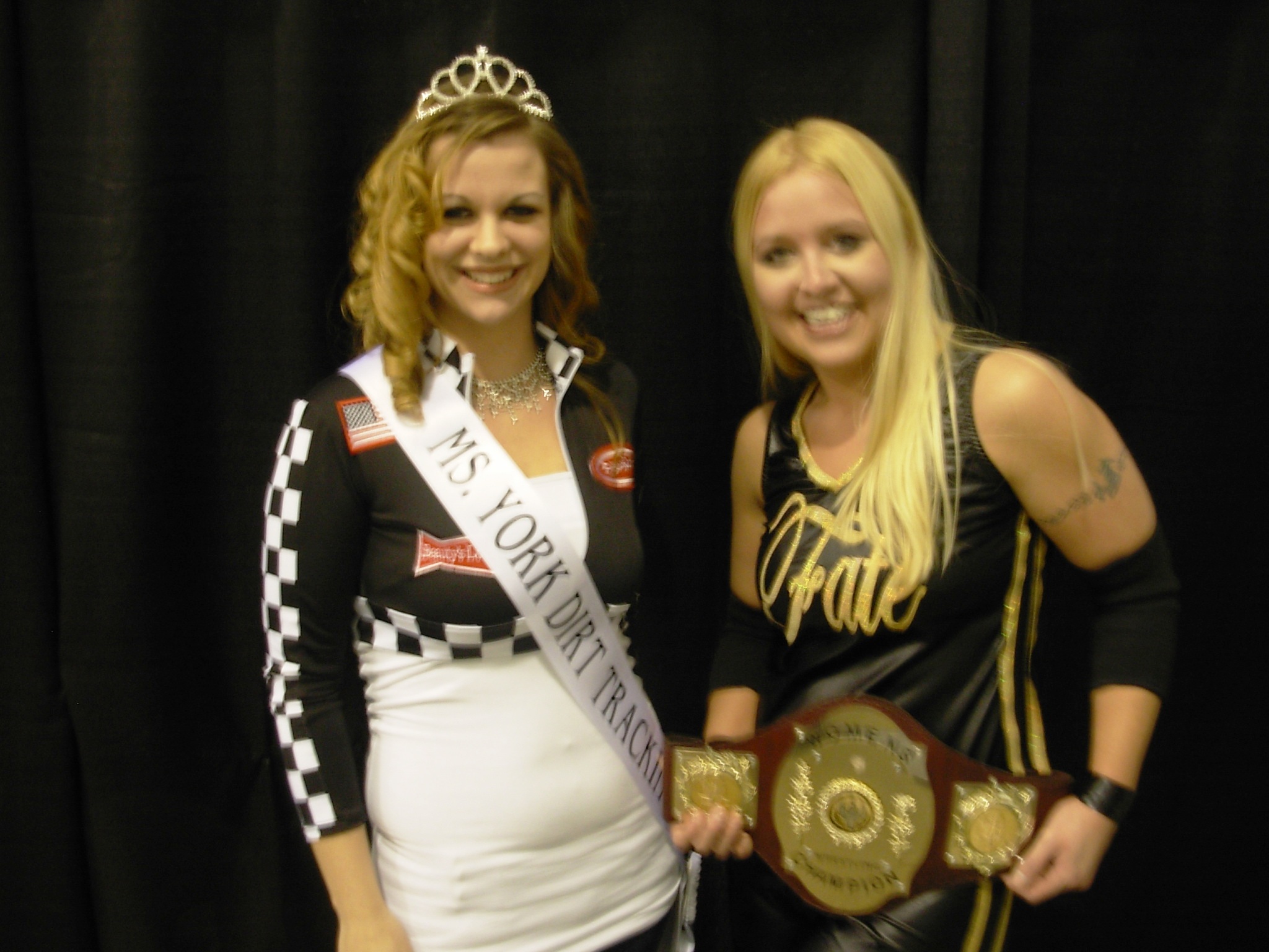 Two beautiful champions...Lindsay Krug and Fate
