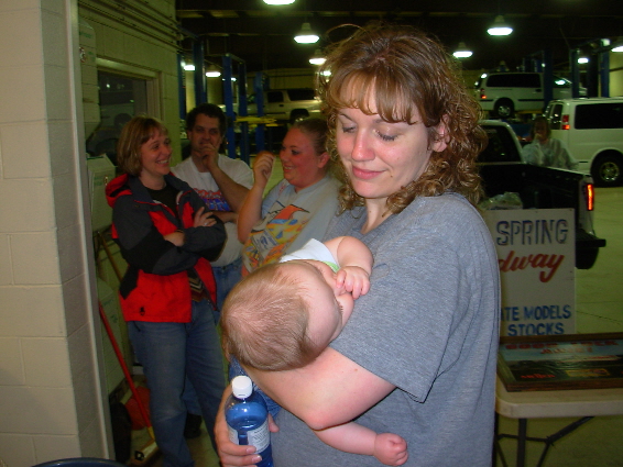 past MS Silver Spring Chrissy with her nephew...
