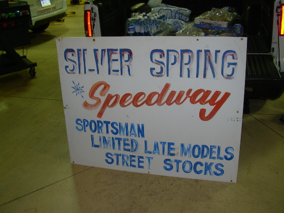 The three minute light sign brought the most money at the auction
It was located above the press box on the roof at the Springs..
