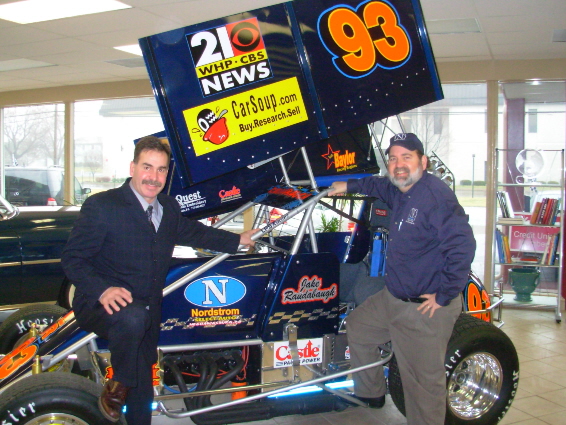 The new CarSoup rep checking out the 2008 car
