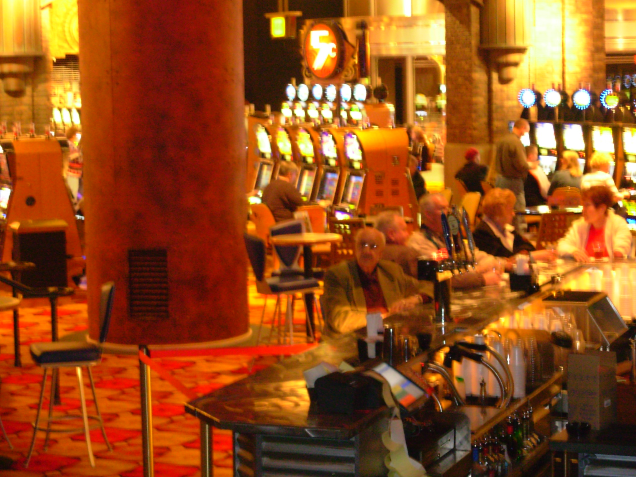 View of the Hollywood Casino...
