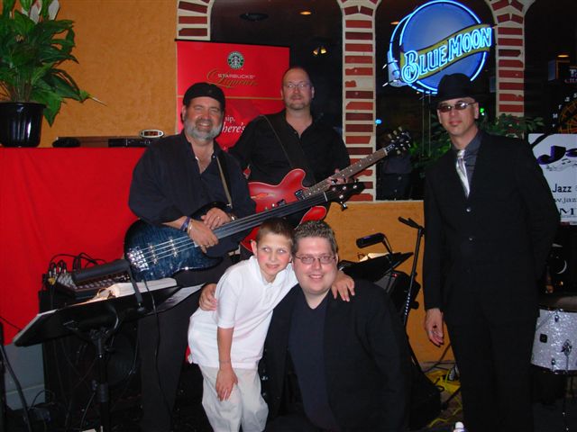 Adam mugging with the guys at Scott's in New Cumberland
